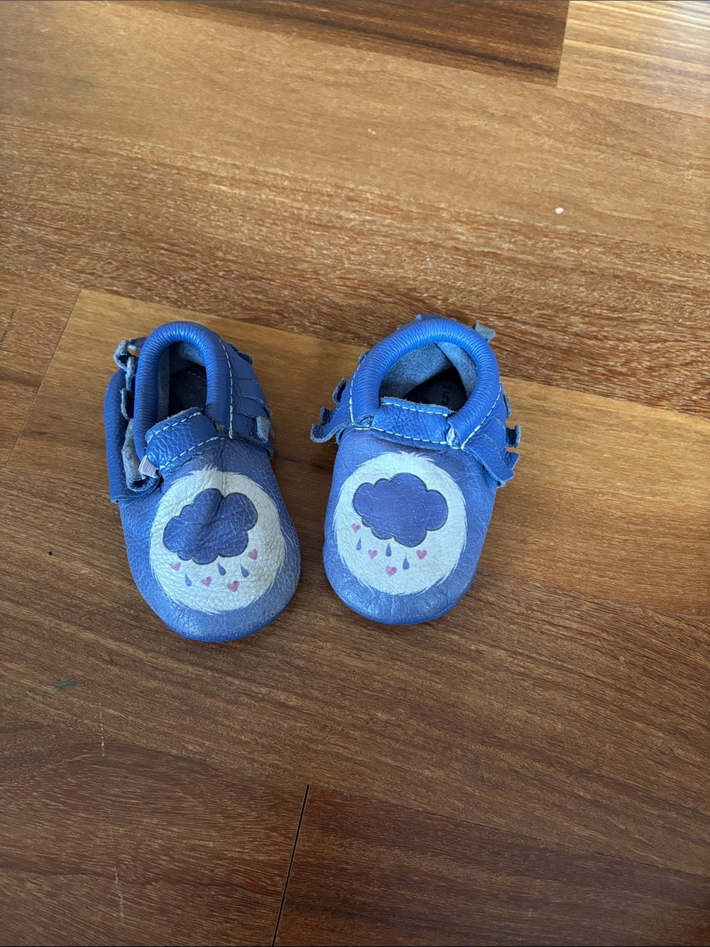 Freshly Picked Grumpy Bear moccasins